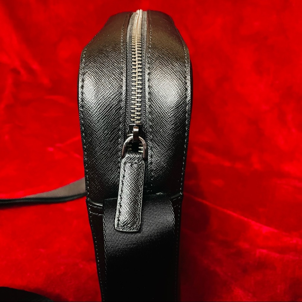 Michael Kors Men’s Andy Flight Bag Black Crossbody - Picture 12 of 15